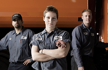 Automotive Image of people wearing uniforms
