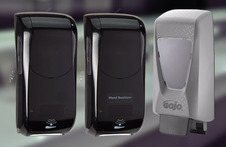 image of soap dispensers and soap