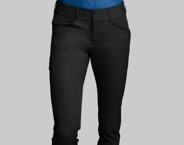 Mens' and Ladies' Black Fitted Pants (M208C/W208C) – F&B Uniform